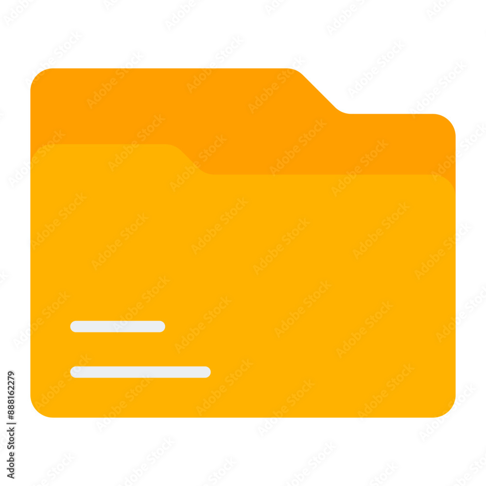 Folder flat icon Folder flat icon