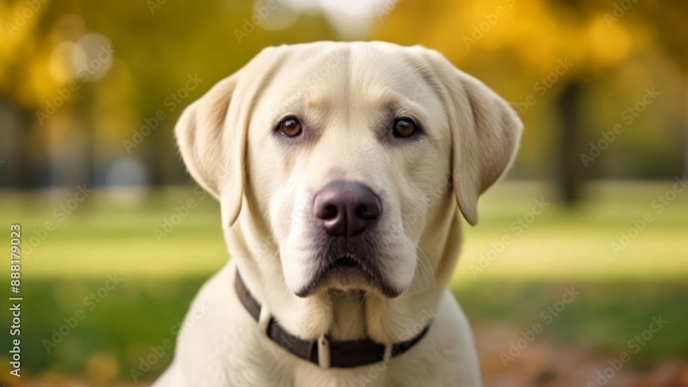 A dogs gaze full of warmth and loyalty A dogs gaze full of warmth and loyalty