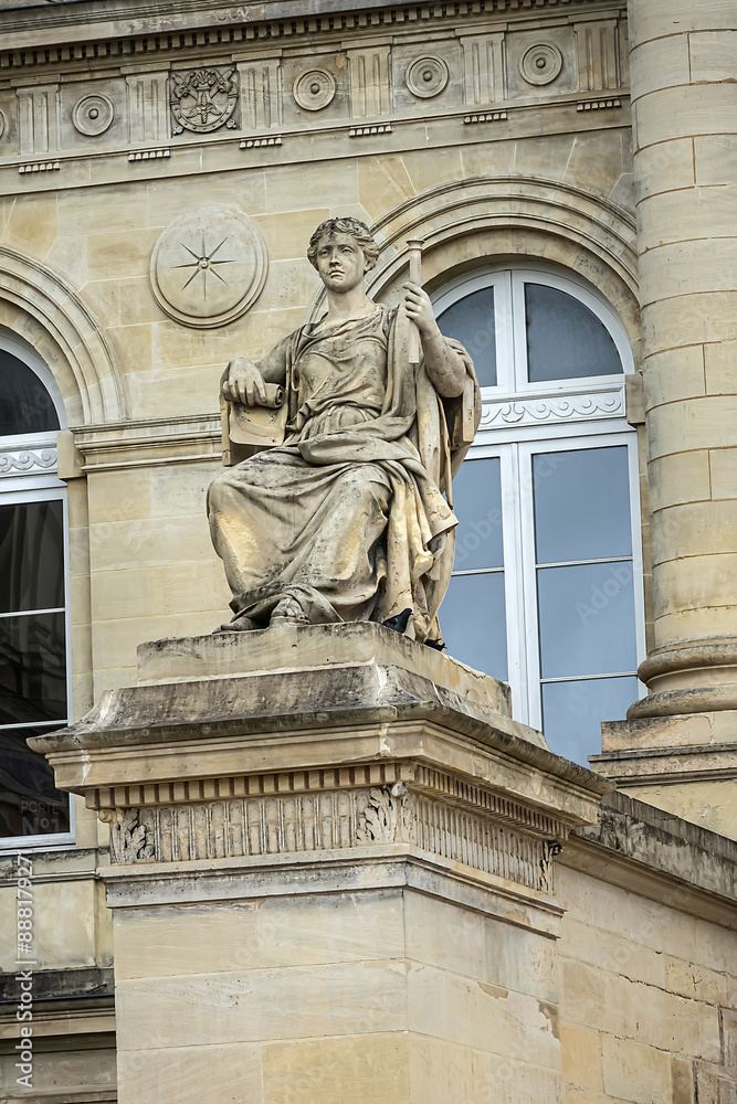 Palace of Justice of Amiens. Palace of Justice (Palais de Justice, 1868 - 1880) in city center of Amiens. Somme department, Picardie, France. Palace of Justice of Amiens. Palace of Justice (Palais de Justice, 1868 - 1880) in city center of Amiens. Somme department, Picardie, France.