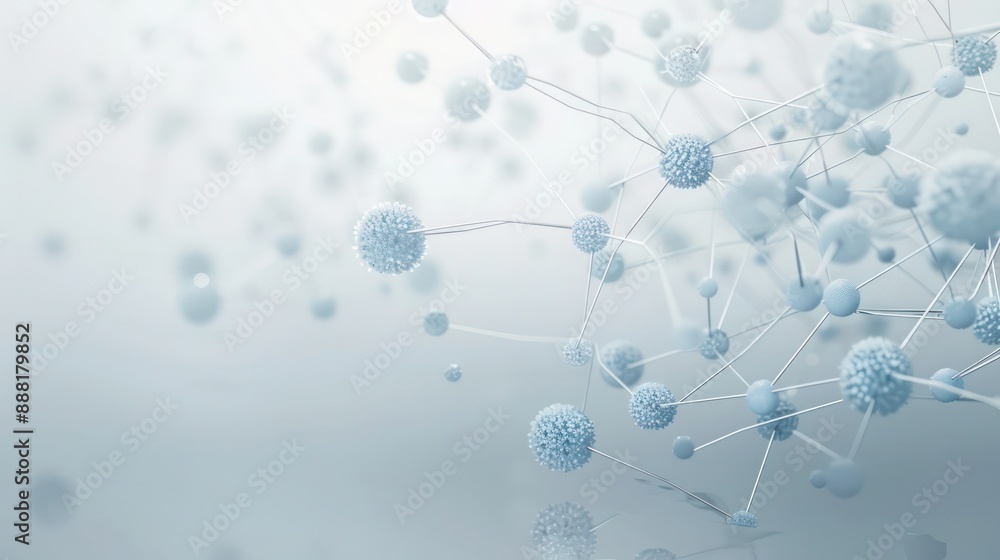 minimalist design of ice blue dots linked by frosty white lines over a slate gray backdrop, text focus in the upper center minimalist design of ice blue dots linked by frosty white lines over a slate gray backdrop, text focus in the upper center