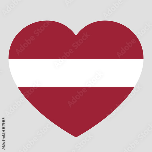 flag of Latvia in form of heart, symbol of love Free Download flag of Latvia in form of heart, symbol of love - GFXLoad