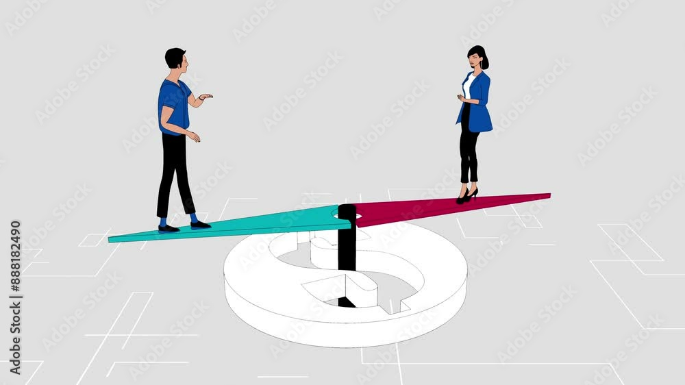 People in business with a compass trying to find the right direction in business People in business with a compass trying to find the right direction in business