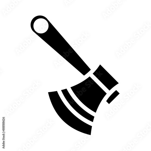 Axe Vector Glyph Icon Design