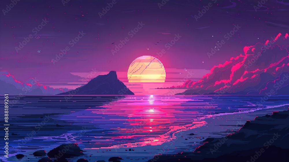 Obraz premium Pixel wallpaper