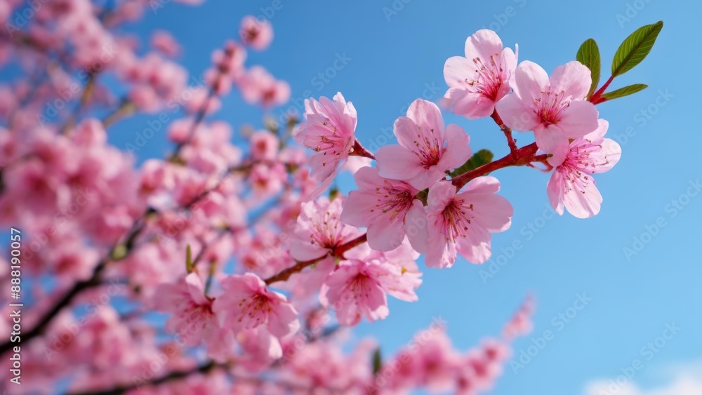 Blooming beauty against the azure sky Blooming beauty against the azure sky