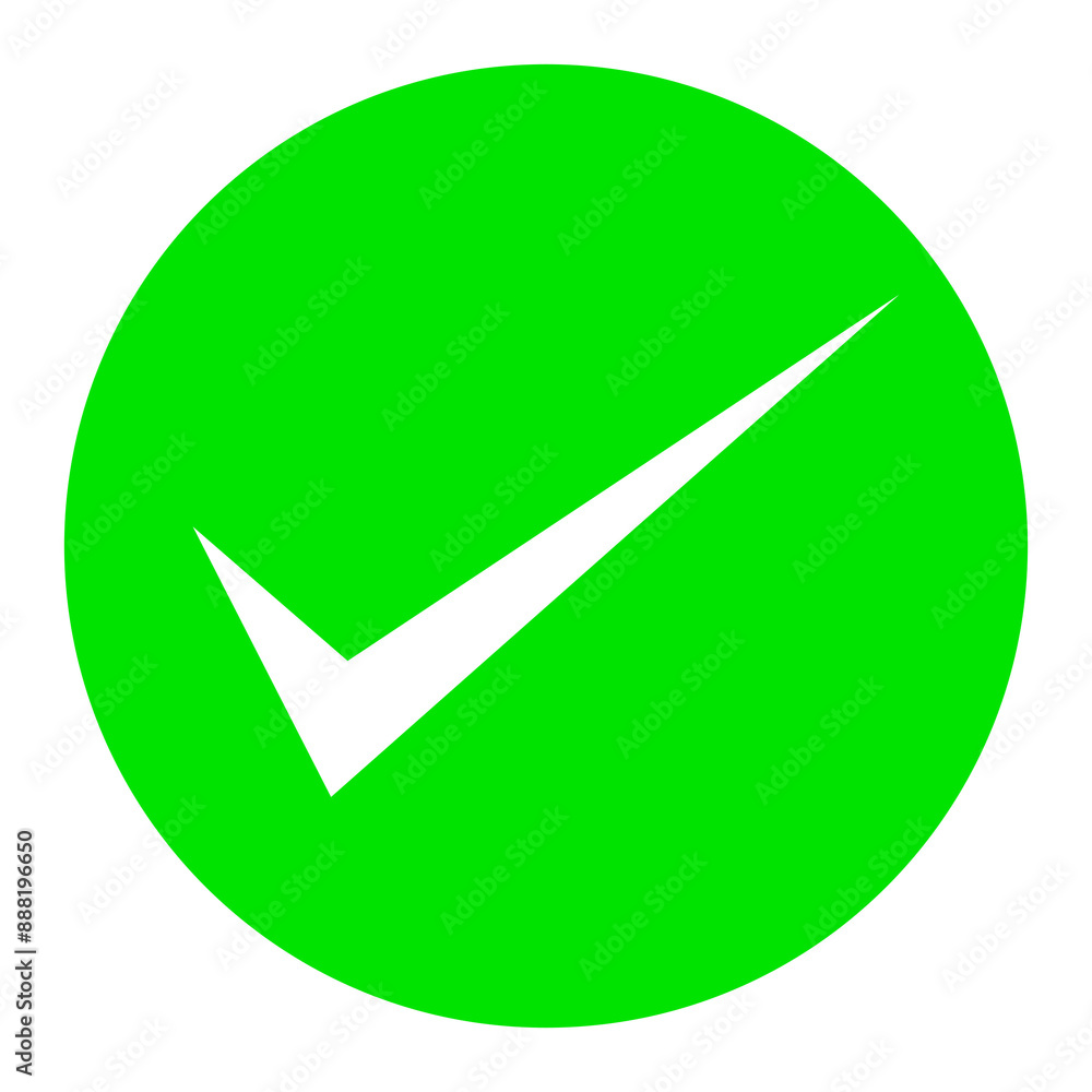 Green check mark on transparent background, green right tick mark under green circle Green check mark on transparent background, green right tick mark under green circle