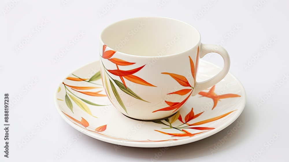 Fototapeta premium an elegant bamboo-themed cup 