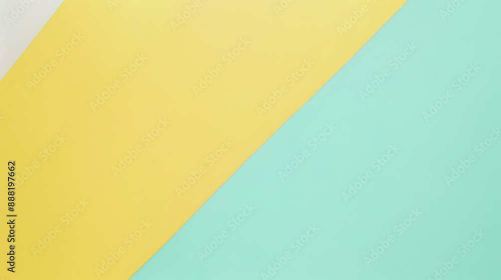 Colorful abstract pastel background with yellow, turquoise, and white diagonal stripes Colorful abstract pastel background with yellow, turquoise, and white diagonal stripes