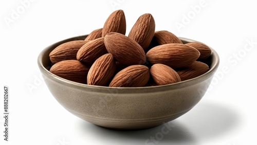  A bowl of almonds a healthy snack choice