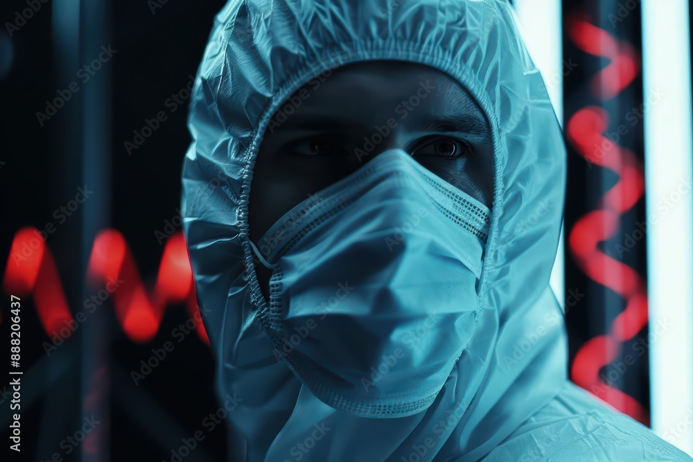 Gene therapy is portrayed in an ultramodern Gene therapy is portrayed in an ultramodern