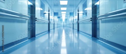 Wallpaper Mural Healthcare is depicted in an ultramodern, supernatural scene, with copy space, featuring innovative systems that ensure comprehensive wellbeing for all individuals Torontodigital.ca