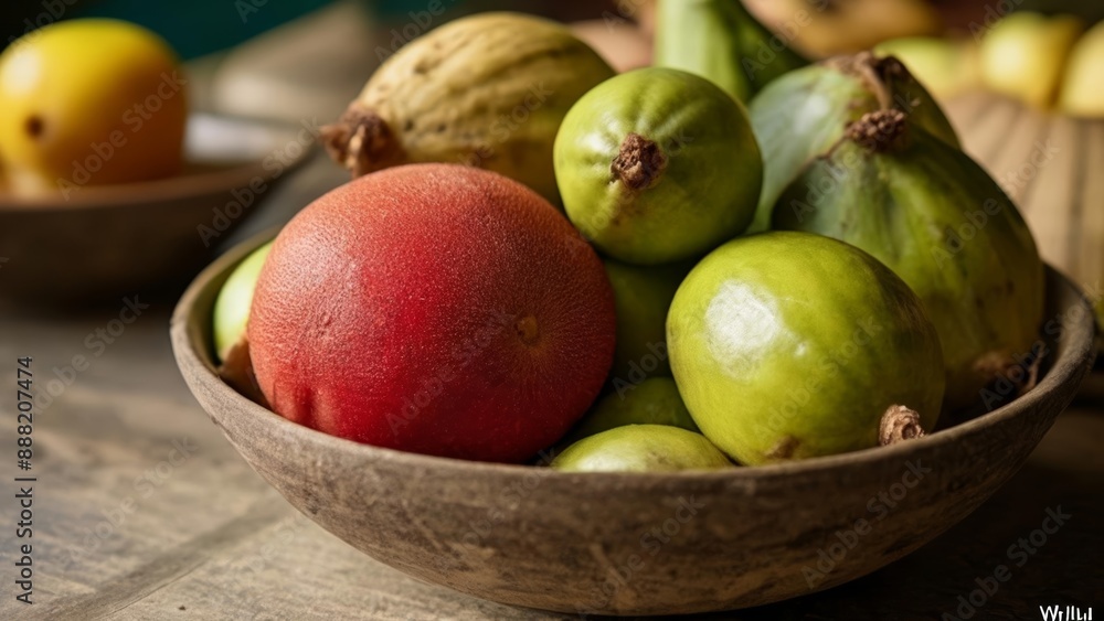 Vibrant fruit bowl a feast for the eyes Vibrant fruit bowl a feast for the eyes