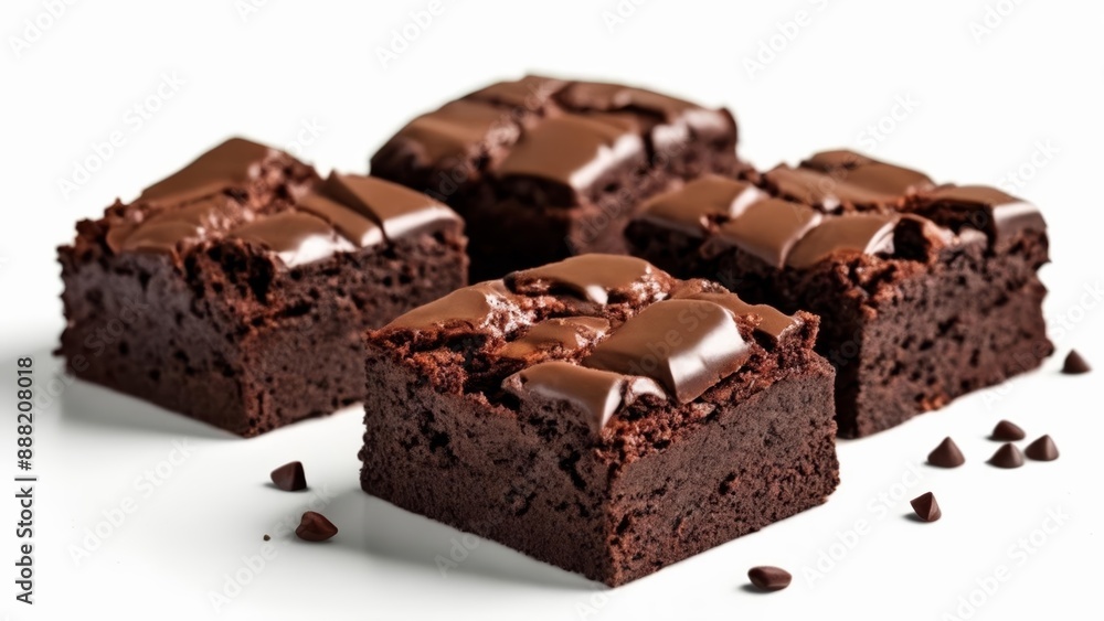 Deliciously decadent chocolate cake squares Deliciously decadent chocolate cake squares