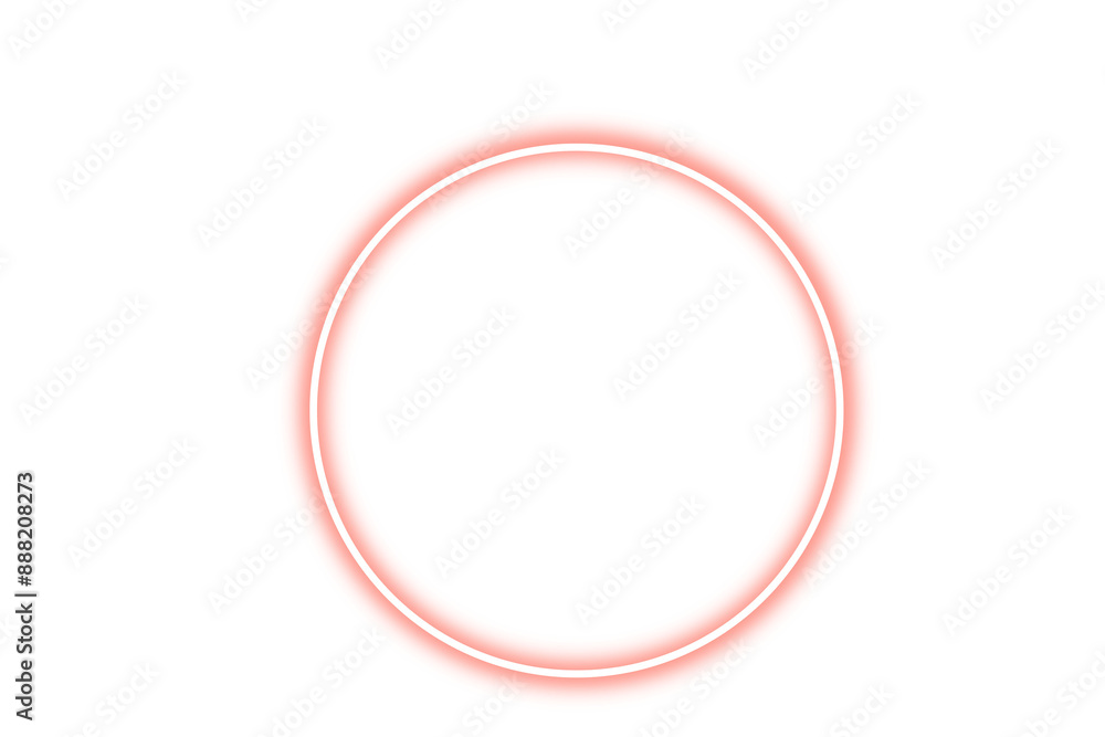 neon frame made of spheres isolated neon frame made of spheres isolated