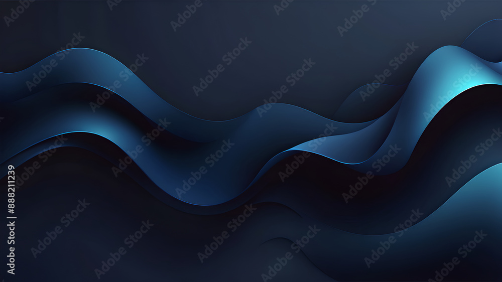 dark blue waves on a dark blue background. background texture dark blue waves on a dark blue background. background texture