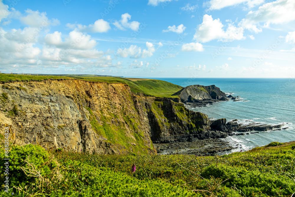 Eine Schöne Wanderung zum Hartland Point mit seinen wunderschönen Leuchturm und eine traumhaften Meerkulisse - Devon - Vereinigtes Königreich Eine Schöne Wanderung zum Hartland Point mit seinen wunderschönen Leuchturm und eine traumhaften Meerkulisse - Devon - Vereinigtes Königreich