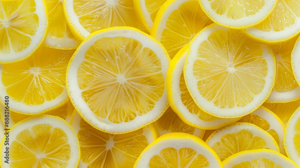 Photo of a pile of lemon slices Photo of a pile of lemon slices