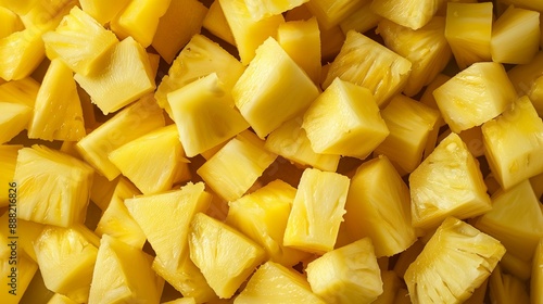 Photo of a pile of pineapple pieces 1