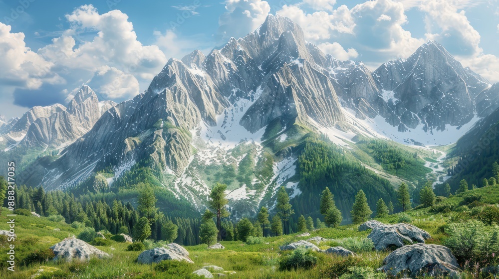 Obraz premium landscape in the mountains