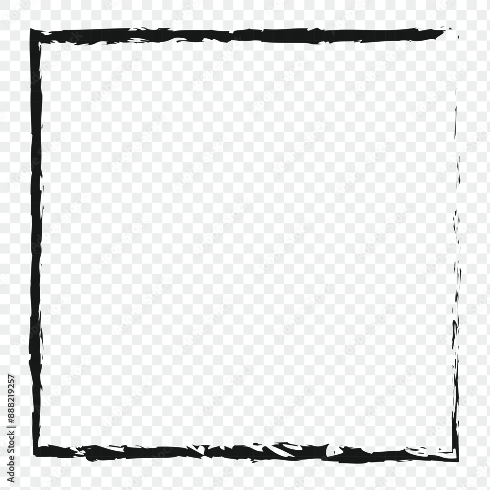 Obraz premium Grunge frame collection. Grunge border set.