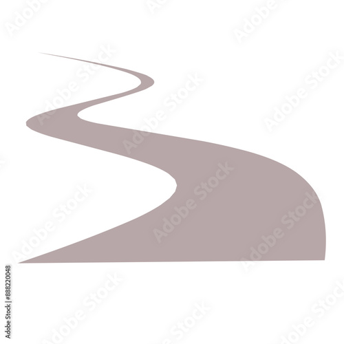 Winding path Illustration 