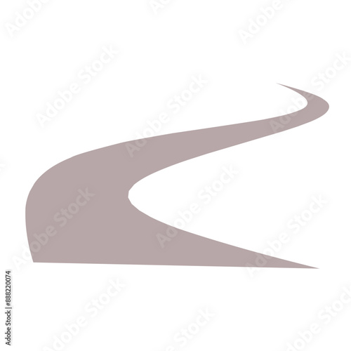 Winding path Illustration 