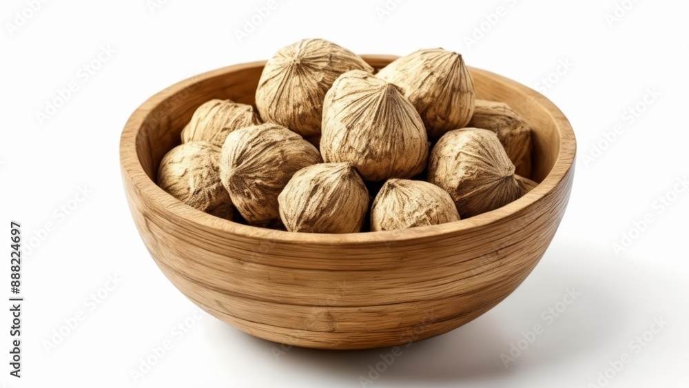 Natural beauty in a wooden bowl Natural beauty in a wooden bowl