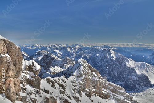 Wallpaper Mural Blick von der Zugspitze Torontodigital.ca