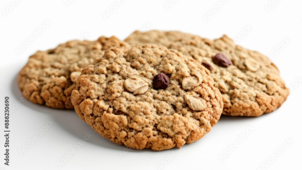 Deliciously baked cookies with nuts and chocolate chips Deliciously baked cookies with nuts and chocolate chips