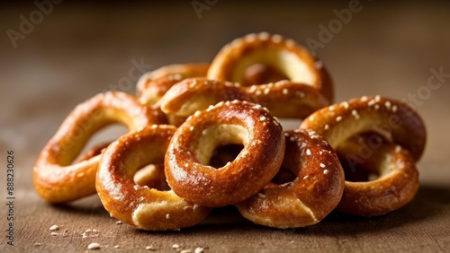  Deliciously tempting pretzels ready to be savored