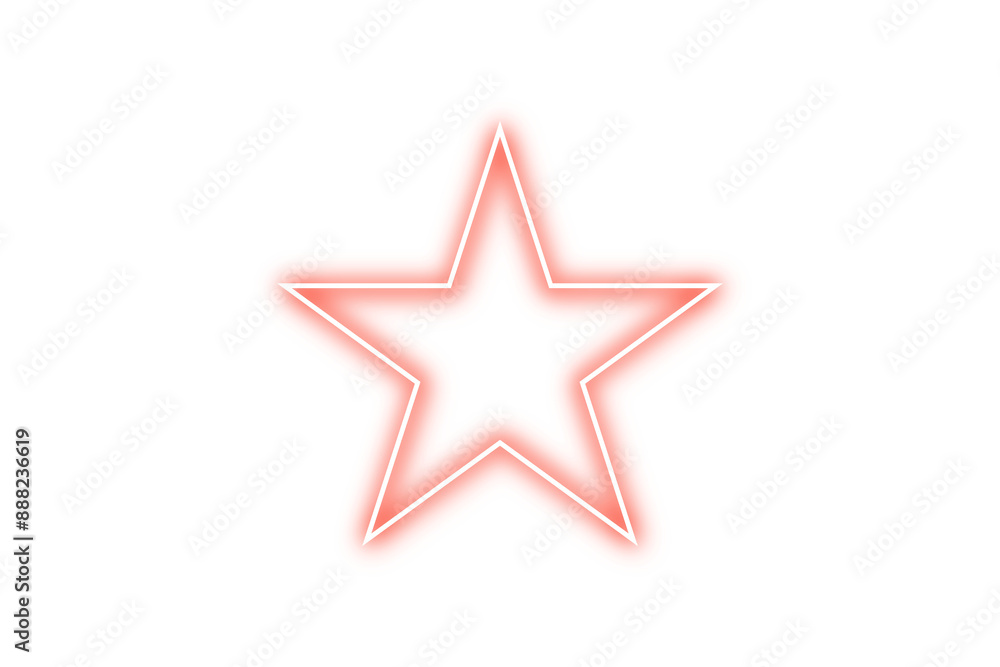 red neon star isolated. Single red star on transparent background. red star vector. red star isolated on white red neon star isolated. Single red star on transparent background. red star vector. red star isolated on white