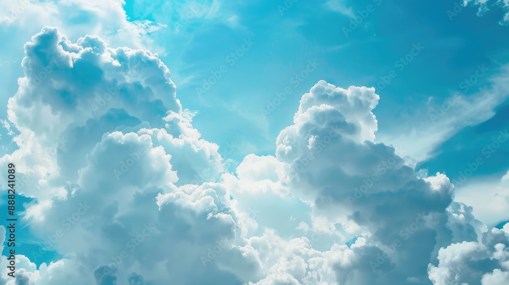 Blue sky and clouds as background Blue sky and clouds as background
