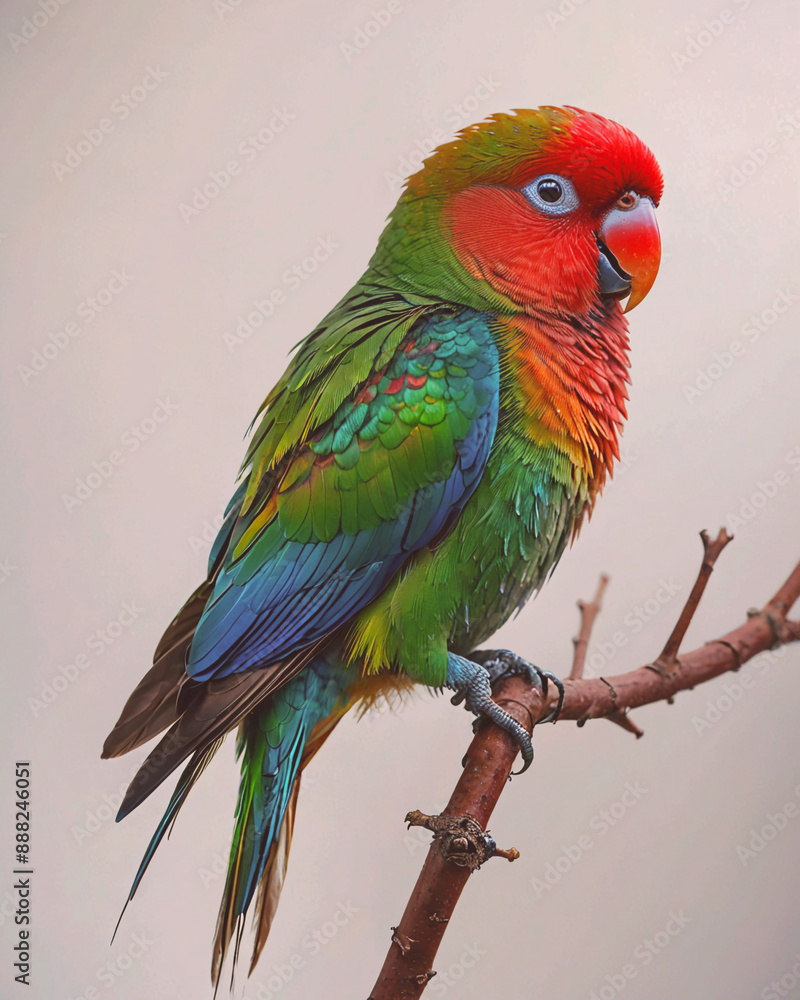 Obraz premium Lovebird closeup portrait
