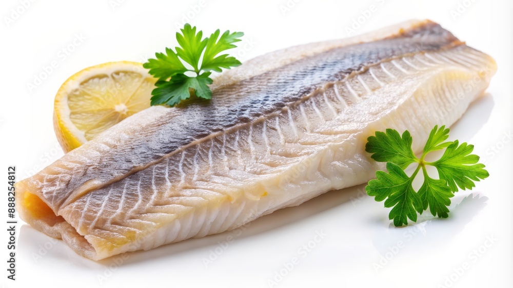 Fresh Fillet of White Fish with Lemon and Parsley, seafood , fish , fillet , cuisine Fresh Fillet of White Fish with Lemon and Parsley, seafood , fish , fillet , cuisine