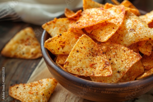 Delicious cassava chips increase appetite photo