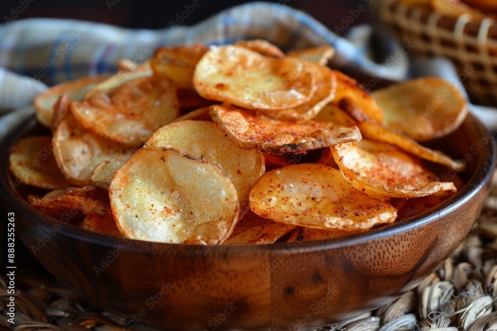 Delicious cassava chips that stimulate your appetite Delicious cassava chips that stimulate your appetite