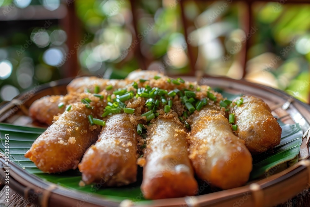 Fried cassava with brown sugar Fried cassava with brown sugar