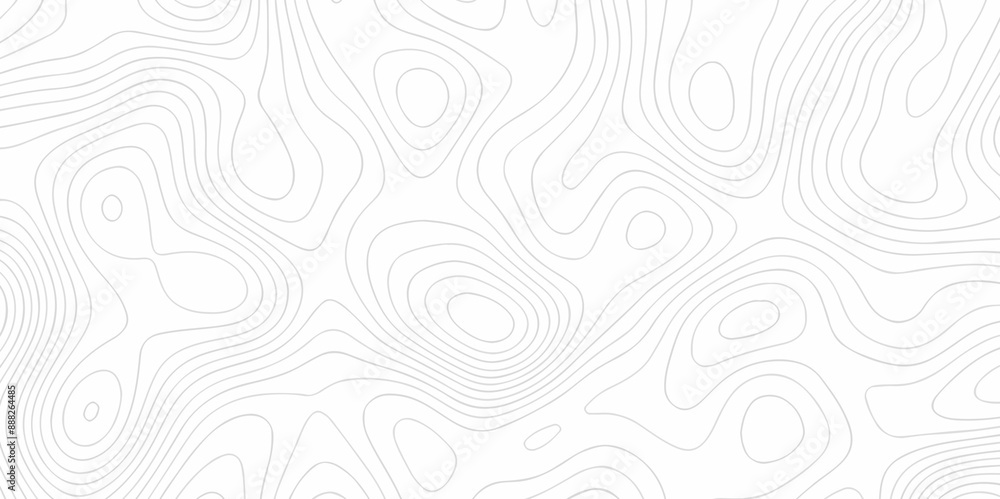 Vector white wave line geography landscape Topo contour map on white background. Geographic mountain relief diagram line wave carve pattern. Topographic world map contour lines map texture. Vector white wave line geography landscape Topo contour map on white background. Geographic mountain relief diagram line wave carve pattern. Topographic world map contour lines map texture.