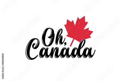 Oh Canada Day T Shirt Design
