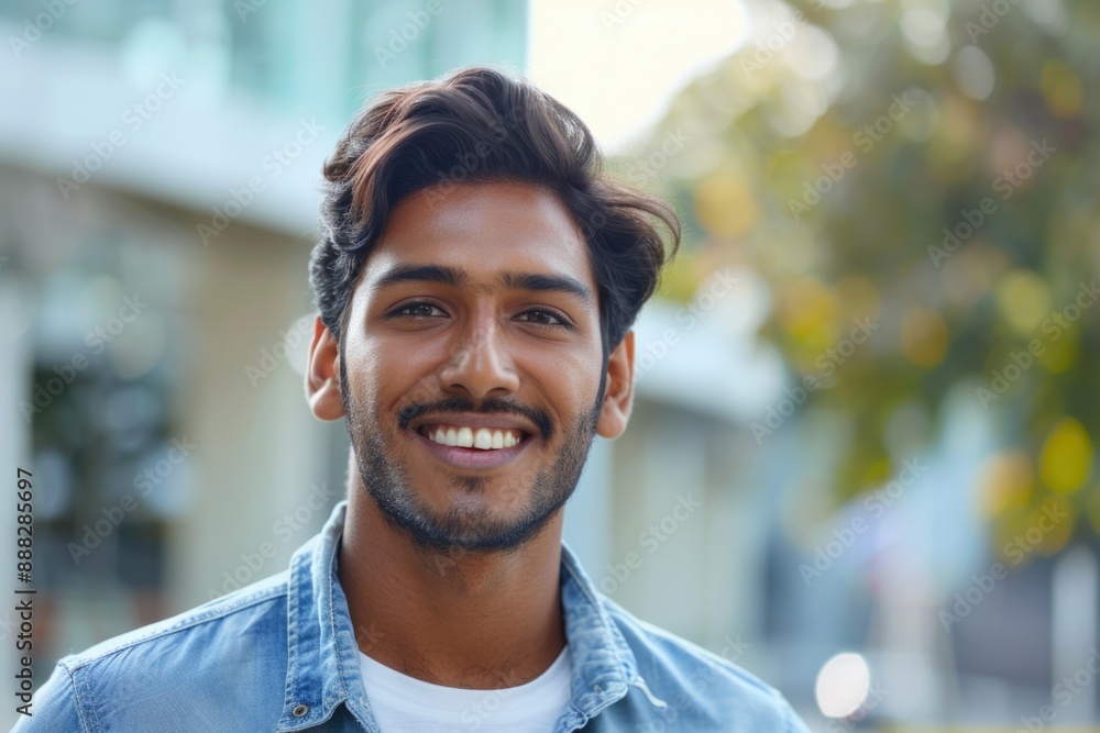 a cheerful middle-aged gentleman sporting facial hair, ideal for casual portraits or personalized gifts a cheerful middle-aged gentleman sporting facial hair, ideal for casual portraits or personalized gifts