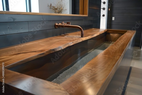 interior of a sauna