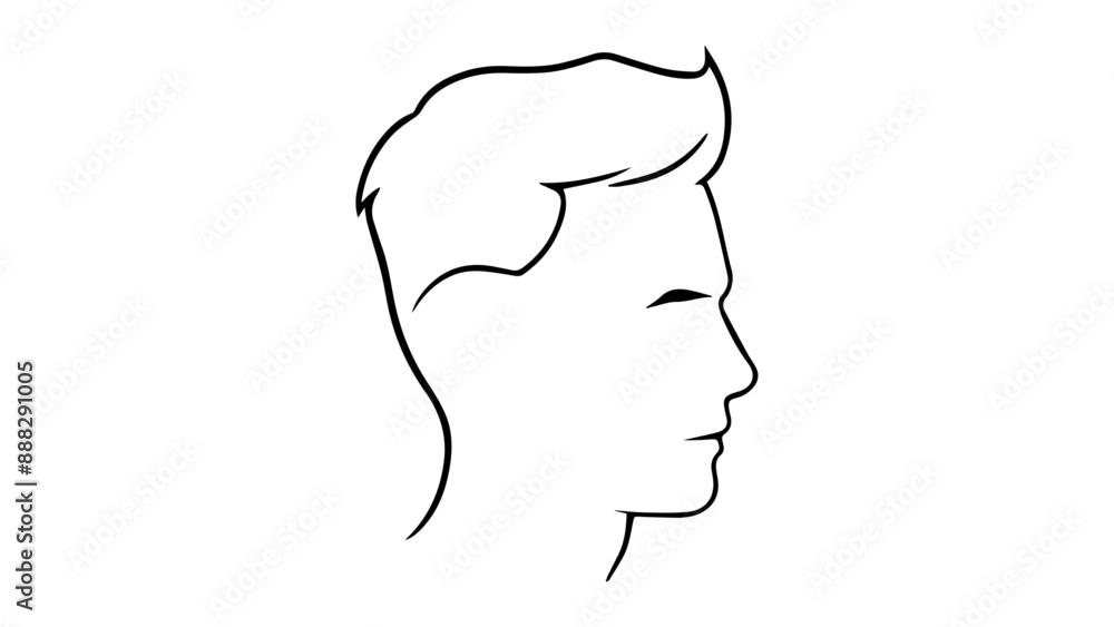 silhouette of a guy in vector silhouette of a guy in vector
