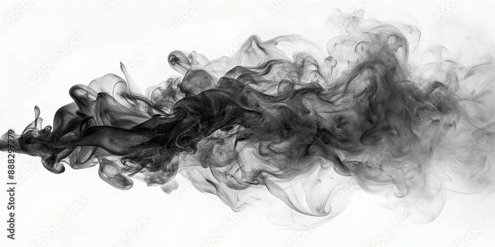 Abstract Smoke Swirls in Black and White, abstract , black and white , smoke , design Abstract Smoke Swirls in Black and White, abstract , black and white , smoke , design