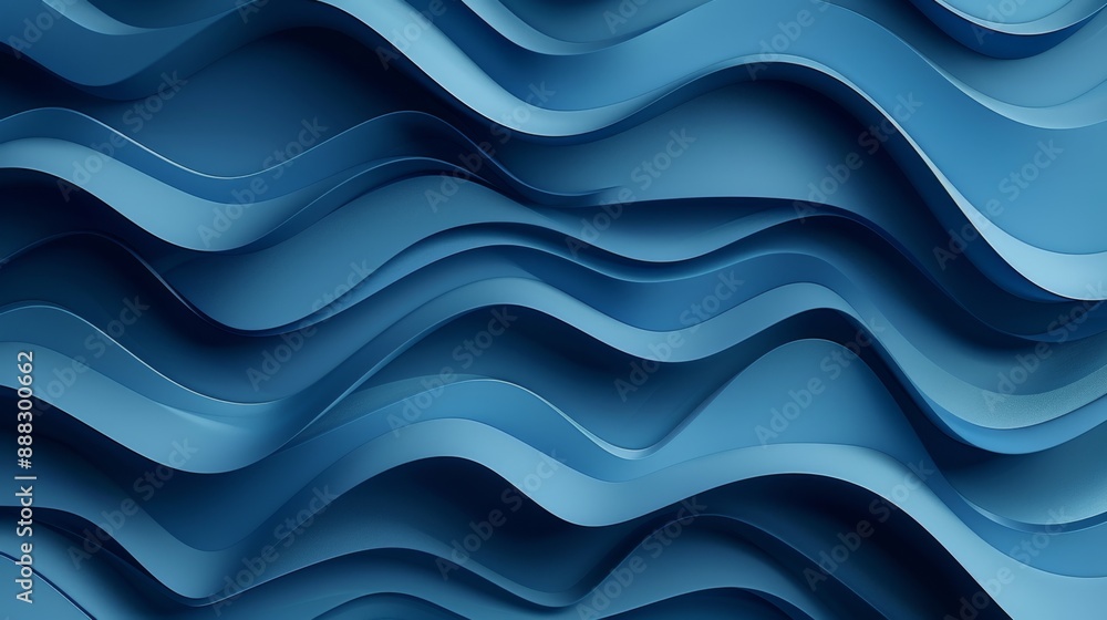 Abstract Blue Wave 3D Illustration, Blue , Abstract , Waves , 3D Abstract Blue Wave 3D Illustration, Blue , Abstract , Waves , 3D
