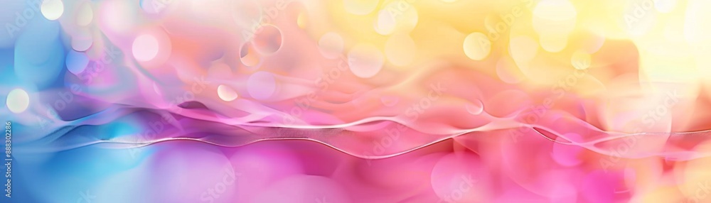 Abstract Blurry Pastel Waves with Bokeh Lights, abstract , background , texture , pattern Abstract Blurry Pastel Waves with Bokeh Lights, abstract , background , texture , pattern