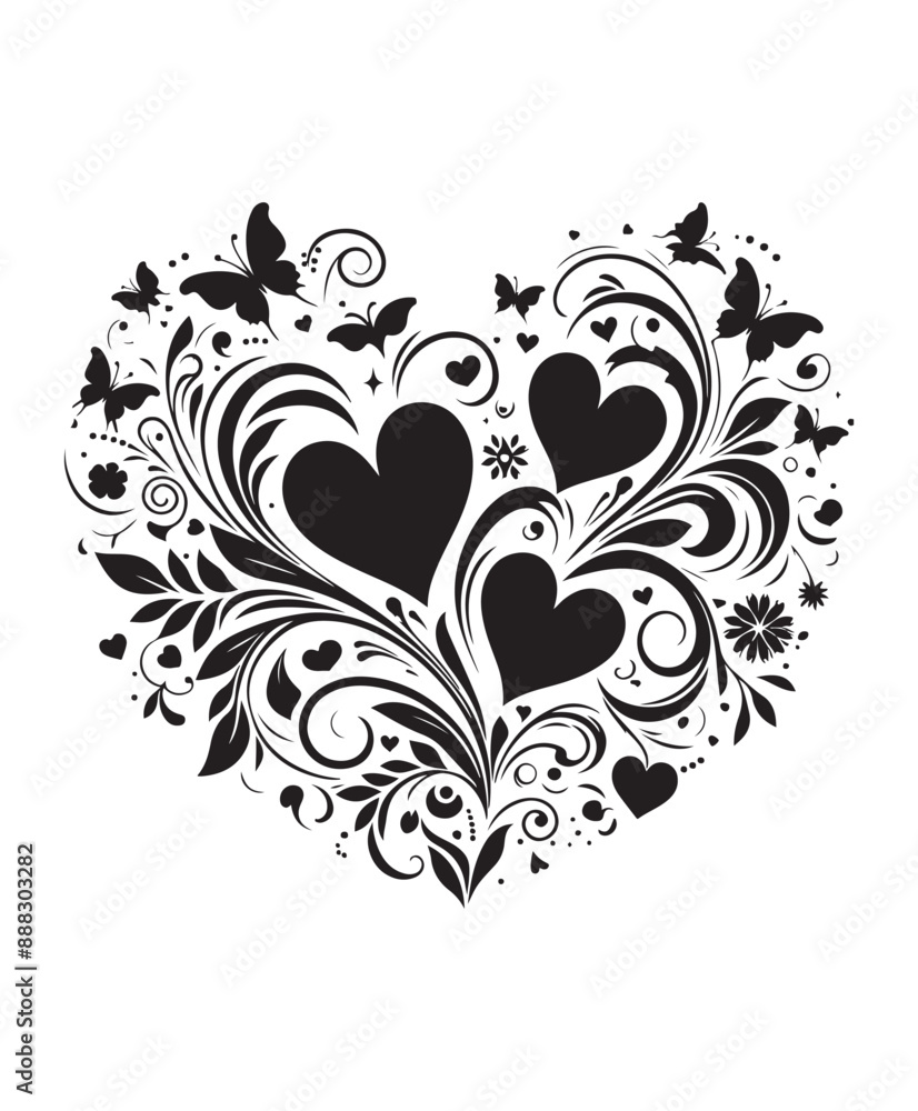 vector love hard vector art,graphics love hards icons set,vintage illustration love hard clipart,vector love hards flat style artwork design