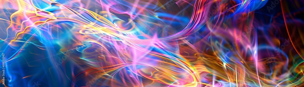 Abstract Light Trails in Vibrant Hues, abstract , light , photography , digital art Abstract Light Trails in Vibrant Hues, abstract , light , photography , digital art