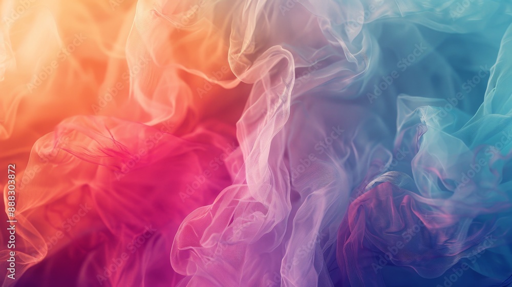 Abstract Pastel Fabric Swirling With Light, Abstract, Fabric, Texture, Gradient