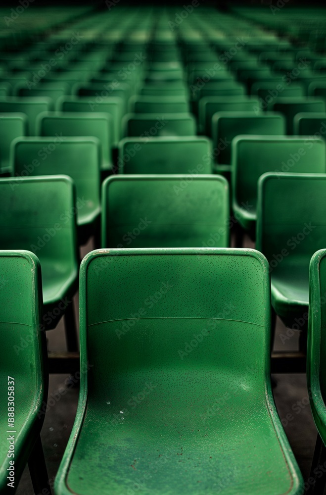 Fototapeta premium empty seats in a stadium