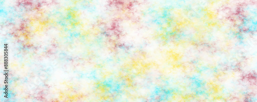 Colorful Abstract watercolor texture background with pastel drawing paper texture. Grunge texture splash paint multicolor art. Abstract soft pastel grunge texture painted with watercolor stains.